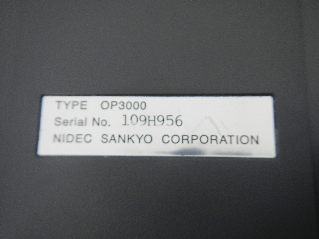 ROBOT CONTROLLER / OP3000 / SANKYO SEISAKUSHO|Used product list