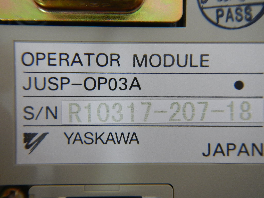 OPERATOR MODULE / JUSP-OP03A / 安川電機|中古製品一覧|幅広い中古