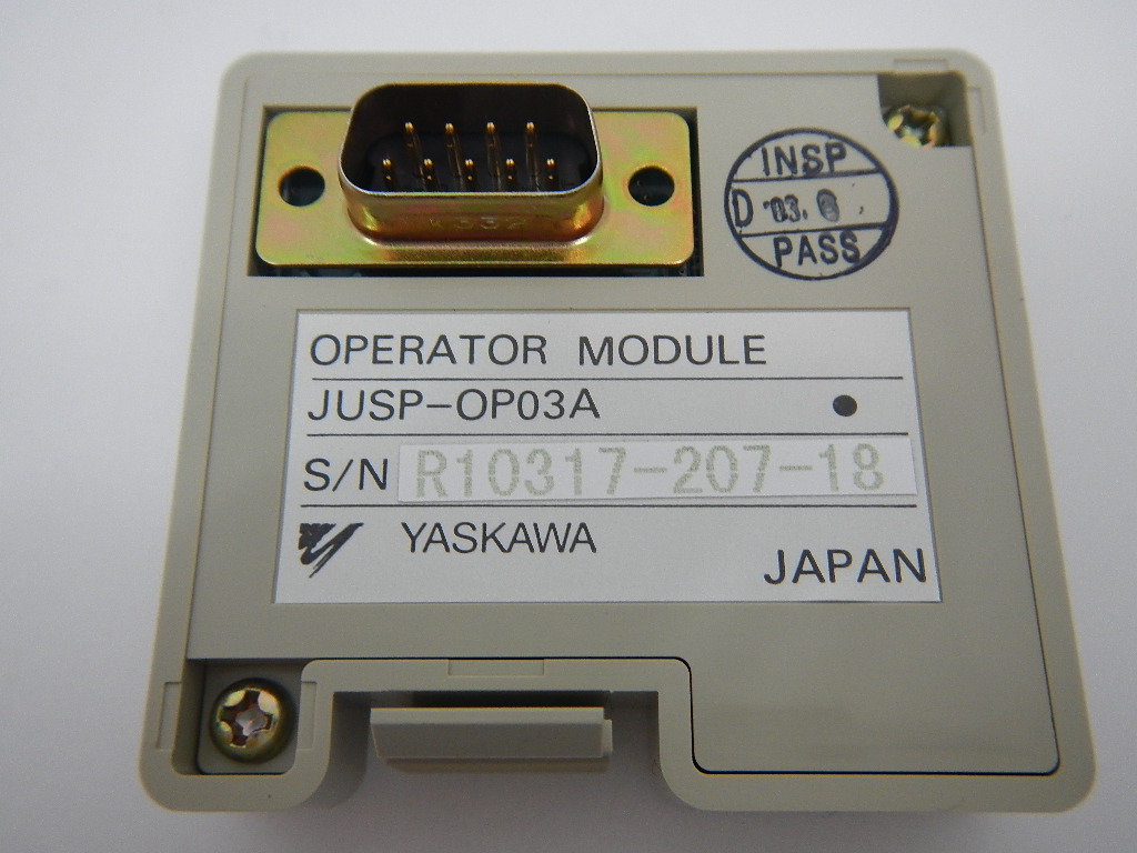 OPERATOR MODULE / JUSP-OP03A / 安川電機|中古製品一覧|幅広い中古