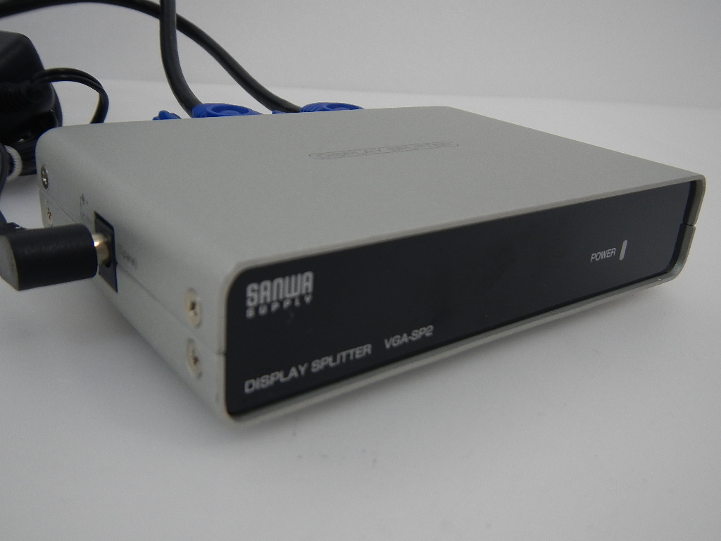 高性能ディスプレイ分配器（2分配） / VGA-SP2 / ｻﾝﾜｻﾌﾟﾗｲ|中古製品